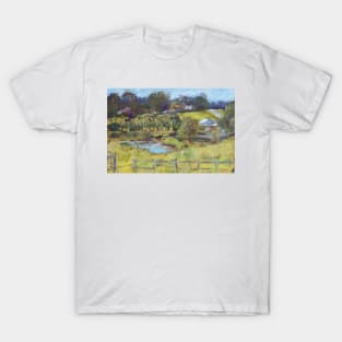 Rawdon Island - looking down to the dam- plein air T-Shirt